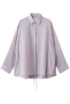 【ミディウミソリッド/MIDIUMISOLID】のdrawstring shirt シャツ 大人の最旬トレンドファッション＆コーディネート founy(ファウニー) ファッション Fashion レディースファッション Fashion for Women トップス・カットソー Cut & Sew Tops シャツ・ブラウス・オフィスカジュアル Elegant Blouses & Button-Ups アシンメトリー Asymmetrical Style ギャザー Gathered, Ruffled シンプル Simple, Minimal スリット Slit, Slit Detail スリーブ Sleeve, Long Sleeve / Short Sleeve ロング Long, Long-Length 夏 Summer 新作・新入荷 New Arrivals / New In 春 Spring S/S・春夏 SS, Spring/Summer, Warm Season thumbnail s.pink|ID: prp329100004985367 ipo3291000000037343998