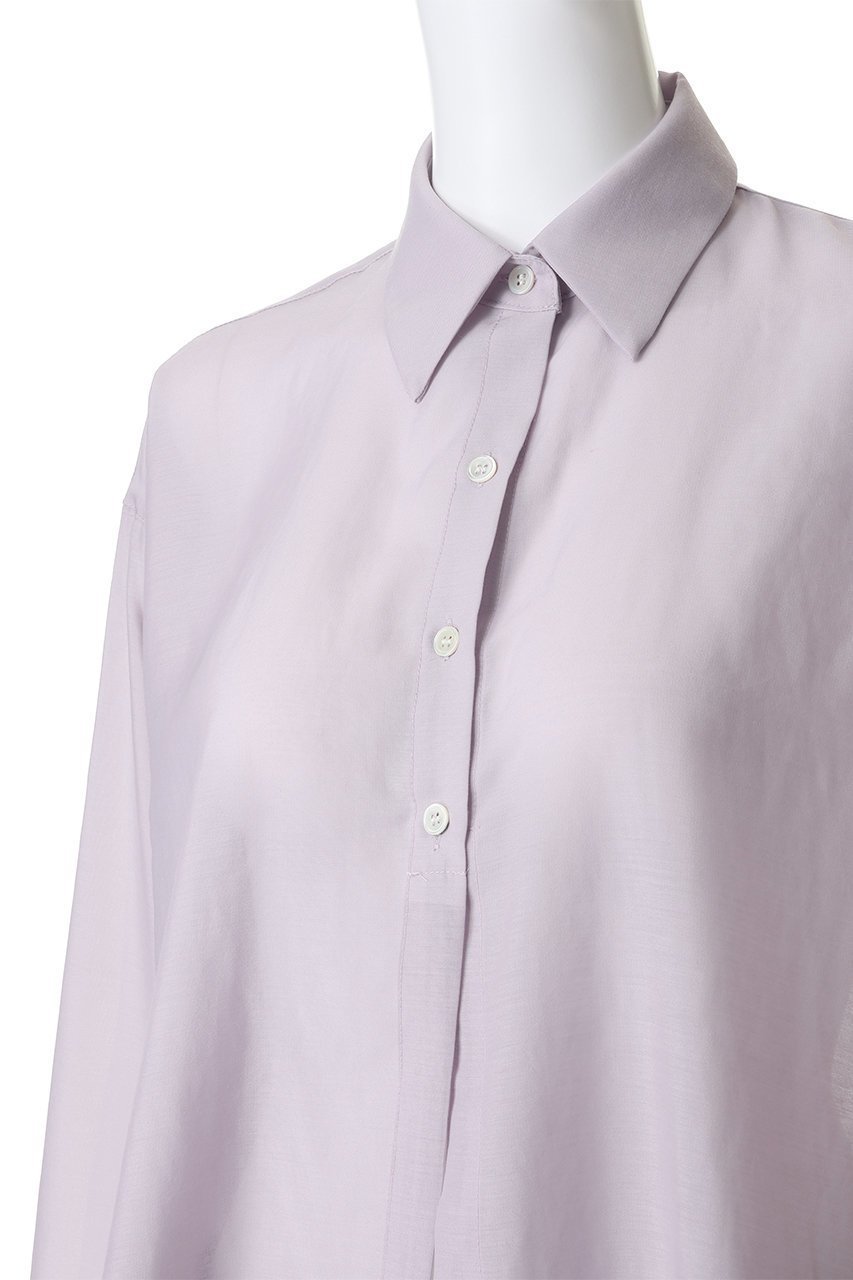 【ミディウミソリッド/MIDIUMISOLID】のdrawstring shirt シャツ 大人の最旬トレンドファッション＆コーディネート founy(ファウニー) 　ファッション　Fashion　レディースファッション　Fashion for Women　トップス・カットソー　Cut & Sew Tops　シャツ・ブラウス・オフィスカジュアル　Elegant Blouses & Button-Ups　アシンメトリー　Asymmetrical Style　ギャザー　Gathered, Ruffled　シンプル　Simple, Minimal　スリット　Slit, Slit Detail　スリーブ　Sleeve, Long Sleeve / Short Sleeve　ロング　Long, Long-Length　夏　Summer　新作・新入荷　New Arrivals / New In　春　Spring　S/S・春夏　SS, Spring/Summer, Warm Season　other-5|ID: prp329100004985367 ipo3291000000037344005