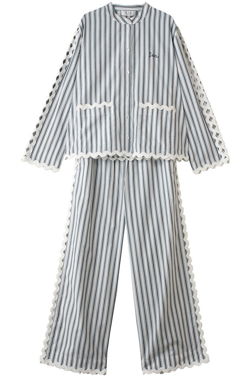 【その他のブランド/Other】の【Sea New York】RICHA SLEEPWEAR 大人の最旬トレンドファッション＆コーディネート founy(ファウニー) 　おすすめ　Recommended / Our Picks　お家時間・ステイホーム　Stay Home / At Home　ウェーブ　Wavy Pattern　コンビ　Combo, Combination Style　ストライプ　Stripe, Striped Pattern　スリーブ　Sleeve, Long Sleeve / Short Sleeve　パジャマ　Pajamas, Sleepwear　リボン　Ribbon, Bow　新作・新入荷　New Arrivals / New In　旅行　Travel　 other-1|ID: prp329100004985393 ipo3291000000037344210