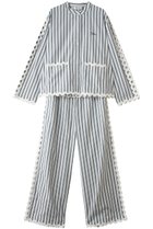 【その他のブランド/Other】の【Sea New York】RICHA SLEEPWEAR 大人の最旬トレンドファッション＆コーディネート founy(ファウニー) おすすめ Recommended / Our Picks お家時間・ステイホーム Stay Home / At Home ウェーブ Wavy Pattern コンビ Combo, Combination Style ストライプ Stripe, Striped Pattern スリーブ Sleeve, Long Sleeve / Short Sleeve パジャマ Pajamas, Sleepwear リボン Ribbon, Bow 新作・新入荷 New Arrivals / New In 旅行 Travel thumbnail マルチ|ID: prp329100004985393 ipo3291000000037344211