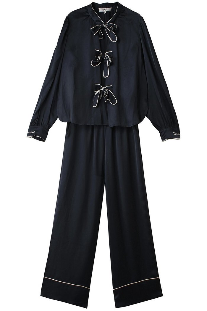【その他のブランド/Other】の【Sea New York】MARCELINE SLEEPWEAR インテリア・キッズ・メンズ・レディースファッション・服の通販 founy(ファウニー) https://founy.com/ お家時間・ステイホーム Stay Home / At Home パジャマ Pajamas, Sleepwear フロント Front, Front Design リボン Ribbon, Bow 新作・新入荷 New Arrivals / New In |ID: prp329100004985394 ipo3291000000037344219