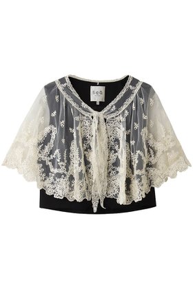【ティアラ/Tiara】の【Sea New York】ELISA TROPICAL WOOL CAPELET VEST 大人の最旬トレンドファッション＆コーディネート founy(ファウニー) ファッション Fashion レディースファッション Fashion for Women アウター Coat / Outerwear Collection レディースジャケット・軽アウター Jackets コンパクト Compact, Small Size ジャケット Jacket, Outerwear フェミニン Feminine, Girly ベスト Vest, Waistcoat マニッシュ Mannish, Boyish ミックス Mix, Mixed Style レース Lace, Lace Fabric 新作・新入荷 New Arrivals / New In |ID:prp329100004985397