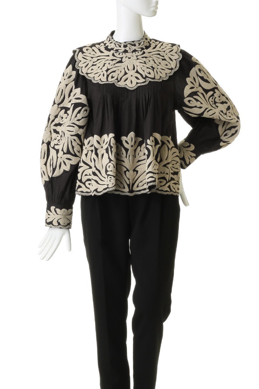 【ティアラ/Tiara】の【Sea New York】ALEXANDRA EMBROIDERY L/SLV BLOUSE 大人の最旬トレンドファッション＆コーディネート founy(ファウニー) 　ファッション　Fashion　レディースファッション　Fashion for Women　トップス・カットソー　Cut & Sew Tops　シャツ・ブラウス・オフィスカジュアル　Elegant Blouses & Button-Ups　エンブロイダリー　Embroidery Design　ギャザー　Gathered, Ruffled　シンプル　Simple, Minimal　スリーブ　Sleeve, Long Sleeve / Short Sleeve　フレア　Flare, Flared　ロング　Long, Long-Length　新作・新入荷　New Arrivals / New In　other-2|ID: prp329100004985398 ipo3291000000037344252