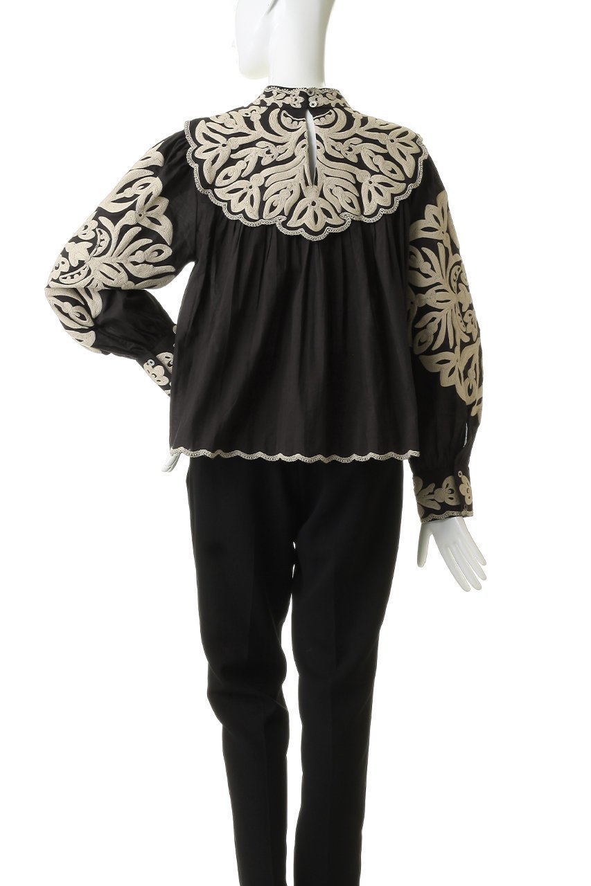 【ティアラ/Tiara】の【Sea New York】ALEXANDRA EMBROIDERY L/SLV BLOUSE 大人の最旬トレンドファッション＆コーディネート founy(ファウニー) 　ファッション　Fashion　レディースファッション　Fashion for Women　トップス・カットソー　Cut & Sew Tops　シャツ・ブラウス・オフィスカジュアル　Elegant Blouses & Button-Ups　エンブロイダリー　Embroidery Design　ギャザー　Gathered, Ruffled　シンプル　Simple, Minimal　スリーブ　Sleeve, Long Sleeve / Short Sleeve　フレア　Flare, Flared　ロング　Long, Long-Length　新作・新入荷　New Arrivals / New In　other-4|ID: prp329100004985398 ipo3291000000037344254