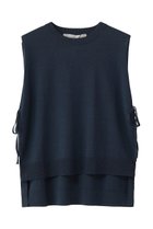 【ミディウミ/MidiUmi】のC/L side ribbon vest ベスト navy|ID: prp329100004985405 ipo3291000000037344298