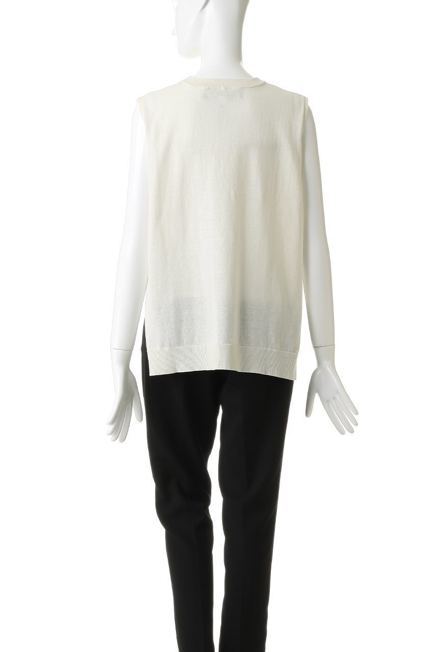 【ミディウミ/MidiUmi】のC/L side ribbon vest ベスト 大人の最旬トレンドファッション＆コーディネート founy(ファウニー) 　ファッション　Fashion　レディースファッション　Fashion for Women　トップス・カットソー　Cut & Sew Tops　ニット　Knit Tops & Sweaters　ベスト&ジレ / 重ね着スタイル　Vests & Gilets　カジュアルプルオーバー・ニットトップス　Pullovers & Knit Tops / Casual Pullovers　ベスト　Vest, Waistcoat　リネン　Linen, Linen Fabric　リボン　Ribbon, Bow　リラックス　Relax, Relaxed Fit　新作・新入荷　New Arrivals / New In　other-4|ID: prp329100004985405 ipo3291000000037344303
