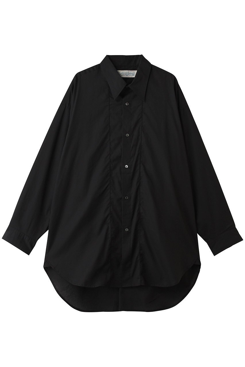 【ミディウミ/MidiUmi】のpicotlace wide shirt シャツ インテリア・キッズ・メンズ・レディースファッション・服の通販 founy(ファウニー) 　ファッション　Fashion　レディースファッション　Fashion for Women　トップス・カットソー　Cut & Sew Tops　シャツ・ブラウス・オフィスカジュアル　Elegant Blouses & Button-Ups　スリーブ　Sleeve, Long Sleeve / Short Sleeve　タンク　Tank Top, Sleeveless Top　マキシ　Maxi, Full Length　ロング　Long, Long-Length　ワイド　Wide, Wide Fit　夏　Summer　新作・新入荷　New Arrivals / New In　春　Spring　S/S・春夏　SS, Spring/Summer, Warm Season　羽織　Haori, Light Jacket　black|ID: prp329100004985408 ipo3291000000037344327