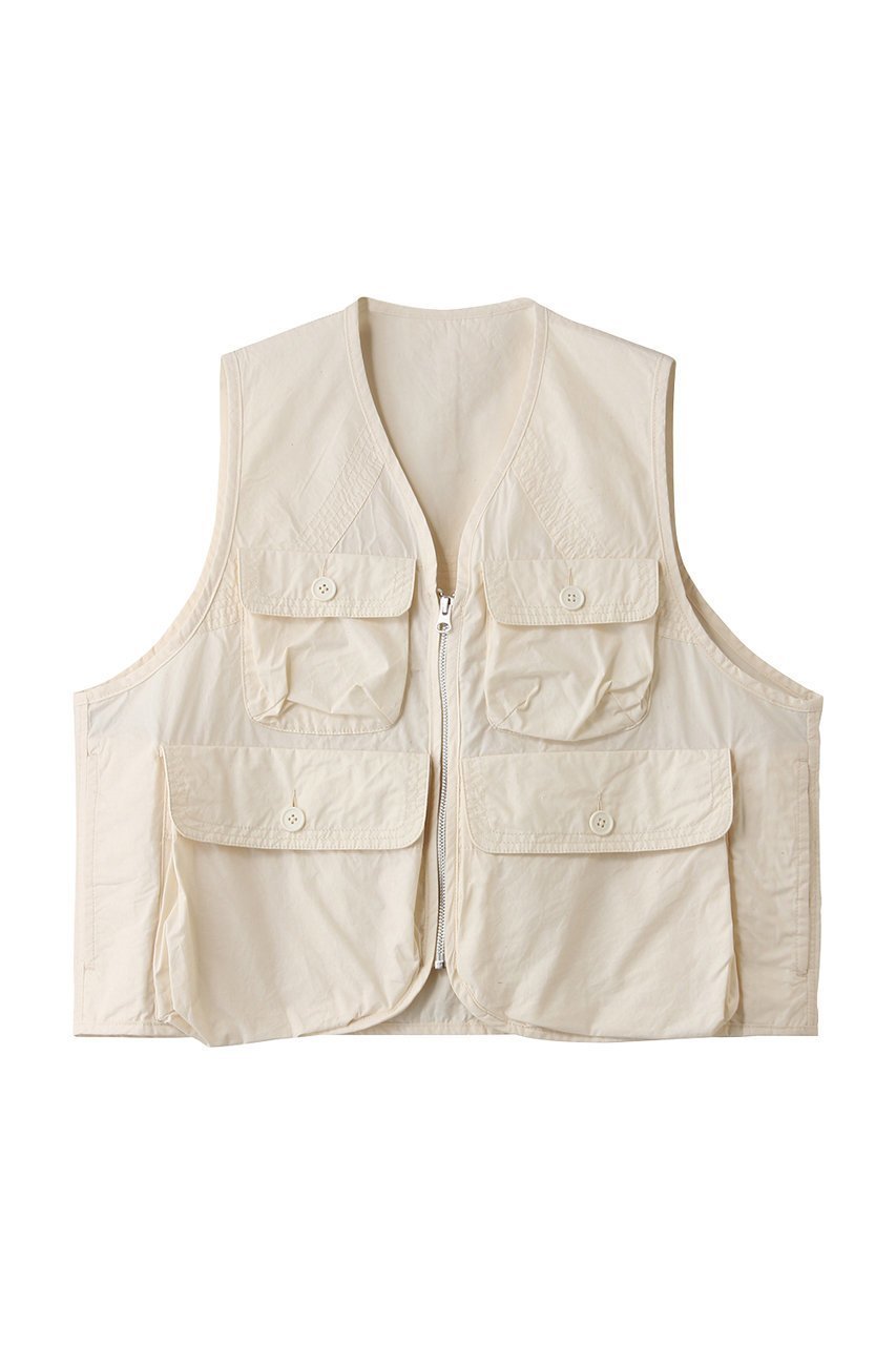 【ミディウミ/MidiUmi】のwork pocket vest ベスト 大人の最旬トレンドファッション＆コーディネート founy(ファウニー) 　ファッション　Fashion　レディースファッション　Fashion for Women　アウター　Coat / Outerwear Collection　レディースジャケット・軽アウター　Jackets　アウトドア　Outdoor Clothing　ジャケット　Jacket, Outerwear　タイプライター　Typewriter Fabric, Crisp Cotton　フラップ　Flap, Flap Pocket　フロント　Front, Front Design　ベスト　Vest, Waistcoat　ポケット　Pocket, Pocket Detail　ワーク　Workwear, Utility Style　新作・新入荷　New Arrivals / New In　旅行　Travel　 other-1|ID: prp329100004985410 ipo3291000000037344337