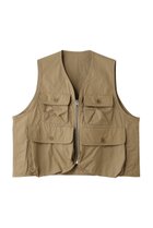 【ミディウミ/MidiUmi】のwork pocket vest ベスト 大人の最旬トレンドファッション＆コーディネート founy(ファウニー) ファッション Fashion レディースファッション Fashion for Women アウター Coat / Outerwear Collection レディースジャケット・軽アウター Jackets アウトドア Outdoor Clothing ジャケット Jacket, Outerwear タイプライター Typewriter Fabric, Crisp Cotton フラップ Flap, Flap Pocket フロント Front, Front Design ベスト Vest, Waistcoat ポケット Pocket, Pocket Detail ワーク Workwear, Utility Style 新作・新入荷 New Arrivals / New In 旅行 Travel thumbnail beige|ID: prp329100004985410 ipo3291000000037344341