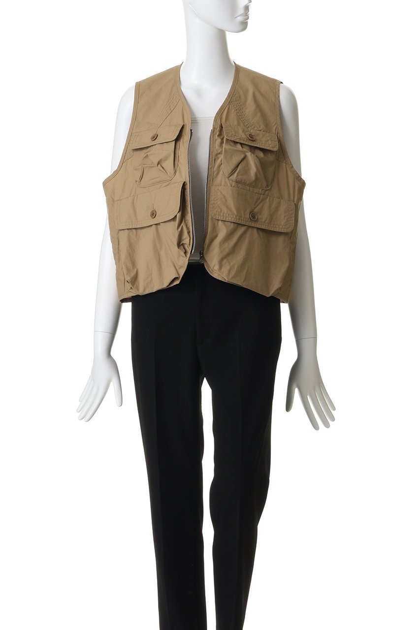 【ミディウミ/MidiUmi】のwork pocket vest ベスト 大人の最旬トレンドファッション＆コーディネート founy(ファウニー) 　ファッション　Fashion　レディースファッション　Fashion for Women　アウター　Coat / Outerwear Collection　レディースジャケット・軽アウター　Jackets　アウトドア　Outdoor Clothing　ジャケット　Jacket, Outerwear　タイプライター　Typewriter Fabric, Crisp Cotton　フラップ　Flap, Flap Pocket　フロント　Front, Front Design　ベスト　Vest, Waistcoat　ポケット　Pocket, Pocket Detail　ワーク　Workwear, Utility Style　新作・新入荷　New Arrivals / New In　旅行　Travel　other-7|ID: prp329100004985410 ipo3291000000037344352