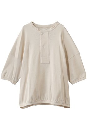 【ミディウミ/MidiUmi】のhenryneck PO プルオーバー 大人の最旬トレンドファッション＆コーディネート founy(ファウニー) ファッション Fashion レディースファッション Fashion for Women トップス・カットソー Cut & Sew Tops シャツ・ブラウス・オフィスカジュアル Elegant Blouses & Button-Ups ロングTシャツ・Tシャツ Longline T-Shirts & Tees カジュアルプルオーバー・ニットトップス Pullovers & Knit Tops / Casual Pullovers カットソー・ベーシックTシャツ Cut-and-Sewn Tops / Stretch Tees & Basics なめらか Smooth, Silky Texture ギャザー Gathered, Ruffled シルケット Silket, Silky Cotton スリーブ Sleeve, Long Sleeve / Short Sleeve ロング Long, Long-Length 新作・新入荷 New Arrivals / New In |ID:prp329100004985416