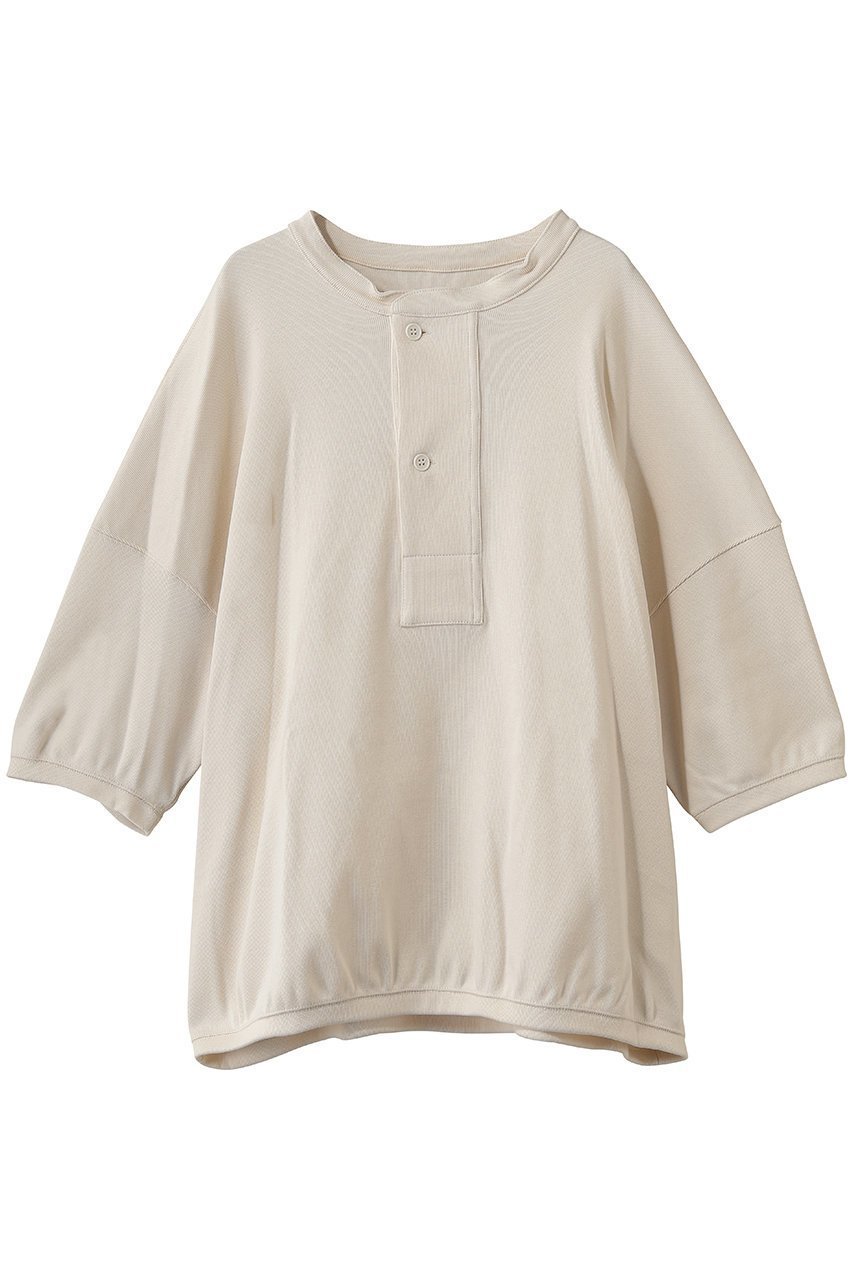 【ミディウミ/MidiUmi】のhenryneck PO プルオーバー 大人の最旬トレンドファッション＆コーディネート founy(ファウニー) 　ファッション　Fashion　レディースファッション　Fashion for Women　トップス・カットソー　Cut & Sew Tops　シャツ・ブラウス・オフィスカジュアル　Elegant Blouses & Button-Ups　ロングTシャツ・Tシャツ　Longline T-Shirts & Tees　カジュアルプルオーバー・ニットトップス　Pullovers & Knit Tops / Casual Pullovers　カットソー・ベーシックTシャツ　Cut-and-Sewn Tops / Stretch Tees & Basics　なめらか　Smooth, Silky Texture　ギャザー　Gathered, Ruffled　シルケット　Silket, Silky Cotton　スリーブ　Sleeve, Long Sleeve / Short Sleeve　ロング　Long, Long-Length　新作・新入荷　New Arrivals / New In　 other-1|ID: prp329100004985416 ipo3291000000037344389