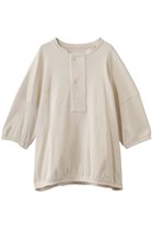 【ミディウミ/MidiUmi】のhenryneck PO プルオーバー 大人の最旬トレンドファッション＆コーディネート founy(ファウニー) ファッション Fashion レディースファッション Fashion for Women トップス・カットソー Cut & Sew Tops シャツ・ブラウス・オフィスカジュアル Elegant Blouses & Button-Ups ロングTシャツ・Tシャツ Longline T-Shirts & Tees カジュアルプルオーバー・ニットトップス Pullovers & Knit Tops / Casual Pullovers カットソー・ベーシックTシャツ Cut-and-Sewn Tops / Stretch Tees & Basics なめらか Smooth, Silky Texture ギャザー Gathered, Ruffled シルケット Silket, Silky Cotton スリーブ Sleeve, Long Sleeve / Short Sleeve ロング Long, Long-Length 新作・新入荷 New Arrivals / New In thumbnail ivory|ID: prp329100004985416 ipo3291000000037344391