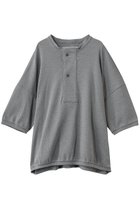 【ミディウミ/MidiUmi】のhenryneck PO プルオーバー 大人の最旬トレンドファッション＆コーディネート founy(ファウニー) ファッション Fashion レディースファッション Fashion for Women トップス・カットソー Cut & Sew Tops シャツ・ブラウス・オフィスカジュアル Elegant Blouses & Button-Ups ロングTシャツ・Tシャツ Longline T-Shirts & Tees カジュアルプルオーバー・ニットトップス Pullovers & Knit Tops / Casual Pullovers カットソー・ベーシックTシャツ Cut-and-Sewn Tops / Stretch Tees & Basics なめらか Smooth, Silky Texture ギャザー Gathered, Ruffled シルケット Silket, Silky Cotton スリーブ Sleeve, Long Sleeve / Short Sleeve ロング Long, Long-Length 新作・新入荷 New Arrivals / New In thumbnail l.gray|ID: prp329100004985416 ipo3291000000037344393