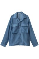 【ミディウミソリッド/MIDIUMISOLID / MEN】の【MEN】sheer open collar shirt シャツ 大人の最旬トレンドファッション＆コーディネート founy(ファウニー) ファッション Fashion メンズファッション Fashion for Men シアー Sheer, See-Through スリーブ Sleeve, Long Sleeve / Short Sleeve ポケット Pocket, Pocket Detail ロング Long, Long-Length 夏 Summer 新作・新入荷 New Arrivals / New In |ID:prp329100004985422