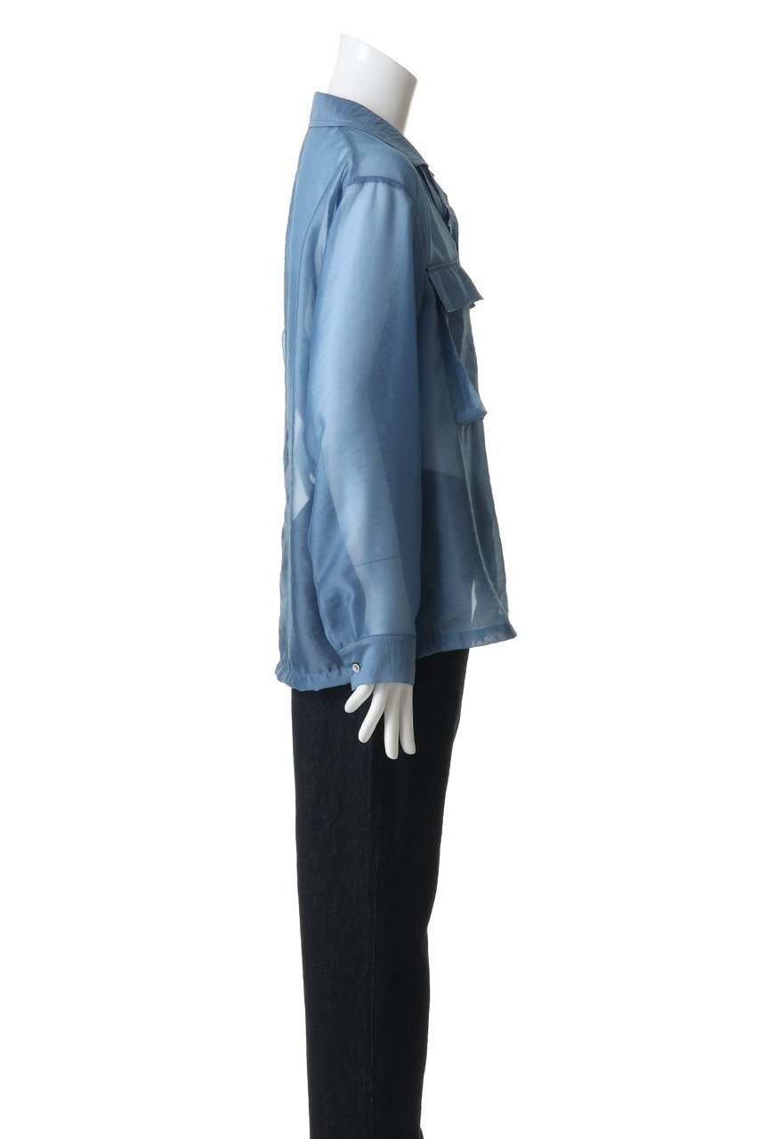 【ミディウミソリッド/MIDIUMISOLID / MEN】の【MEN】sheer open collar shirt シャツ 大人の最旬トレンドファッション＆コーディネート founy(ファウニー) 　ファッション　Fashion　メンズファッション　Fashion for Men　シアー　Sheer, See-Through　スリーブ　Sleeve, Long Sleeve / Short Sleeve　ポケット　Pocket, Pocket Detail　ロング　Long, Long-Length　夏　Summer　新作・新入荷　New Arrivals / New In　other-3|ID: prp329100004985422 ipo3291000000037344458