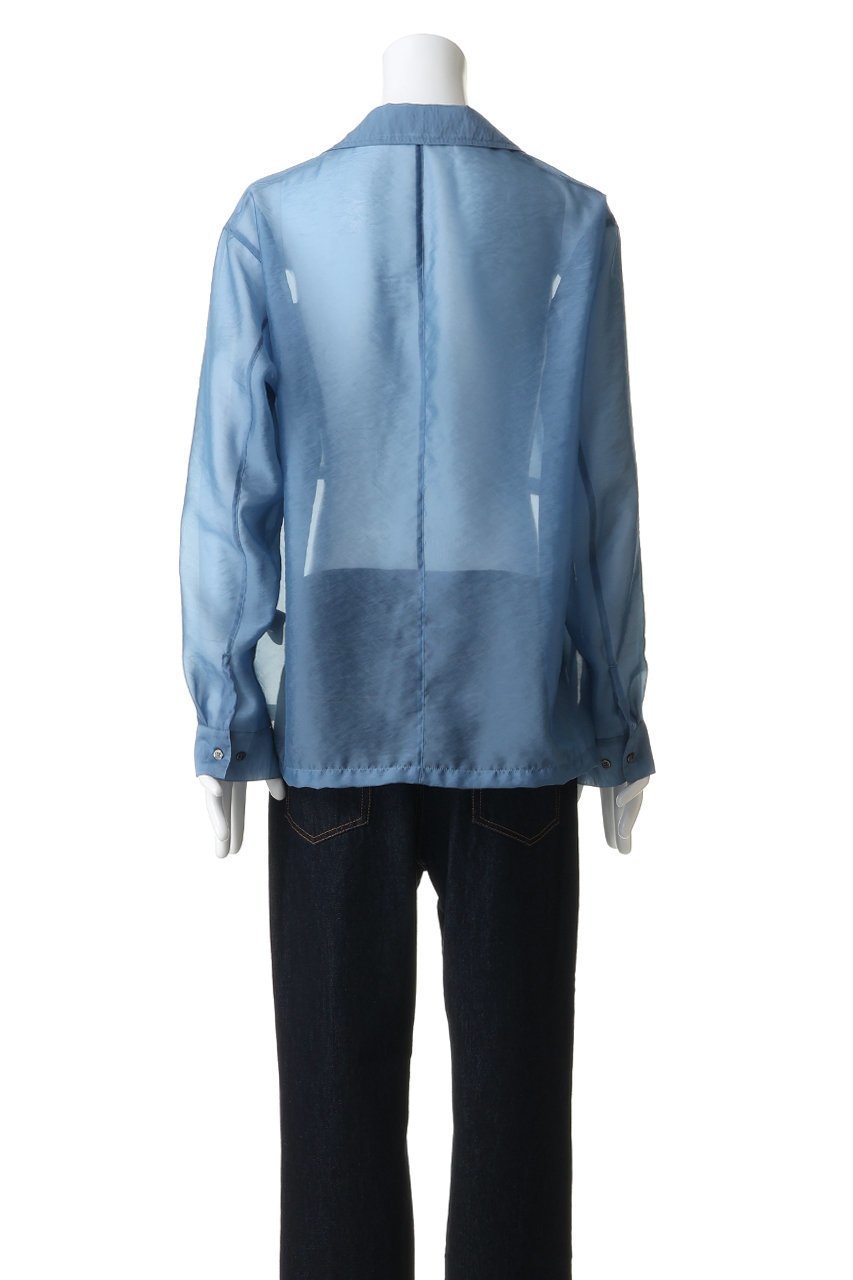 【ミディウミソリッド/MIDIUMISOLID / MEN】の【MEN】sheer open collar shirt シャツ 大人の最旬トレンドファッション＆コーディネート founy(ファウニー) 　ファッション　Fashion　メンズファッション　Fashion for Men　シアー　Sheer, See-Through　スリーブ　Sleeve, Long Sleeve / Short Sleeve　ポケット　Pocket, Pocket Detail　ロング　Long, Long-Length　夏　Summer　新作・新入荷　New Arrivals / New In　other-4|ID: prp329100004985422 ipo3291000000037344460