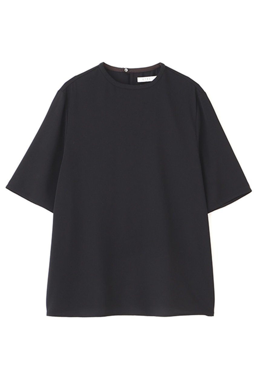 【エトレトウキョウ/ETRE TOKYO】の【5/8 19:00販売開始】ドライタッチハーフスリーブプルオーバー 大人の最旬トレンドファッション＆コーディネート founy(ファウニー) 　ファッション　Fashion　レディースファッション　Fashion for Women　トップス・カットソー　Cut & Sew Tops　シャツ・ブラウス・オフィスカジュアル　Elegant Blouses & Button-Ups　カジュアルプルオーバー・ニットトップス　Pullovers & Knit Tops / Casual Pullovers　サテン　Satin, Glossy Fabric　ショート　Short, Short Length　シンプル　Simple, Minimal　スリーブ　Sleeve, Long Sleeve / Short Sleeve　フォルム　Silhouette, Form　リラックス　Relax, Relaxed Fit　エレガント 上品　Elegant　新作・新入荷　New Arrivals / New In　other-8|ID: prp329100004985435 ipo3291000000037344564
