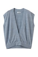 【エブール/ebure】の【5/12 0:00販売開始】メランジリネンコットン 深Vネックニットプルオーバー 大人の最旬トレンドファッション＆コーディネート founy(ファウニー) ファッション Fashion レディースファッション Fashion for Women トップス・カットソー Cut & Sew Tops ニット Knit Tops & Sweaters カジュアルプルオーバー・ニットトップス Pullovers & Knit Tops / Casual Pullovers Vネックトップス V-Neck Tops / V-Cut Neckline Shirts イタリア Italy カーディガン Cardigan, Knitwear タンク Tank Top, Sleeveless Top ダブル Double, Double-Breasted デコルテ Décolleté, Neckline フォルム Silhouette, Form モダン Modern, Contemporary リネン Linen, Linen Fabric 夏 Summer |ID:prp329100004986405