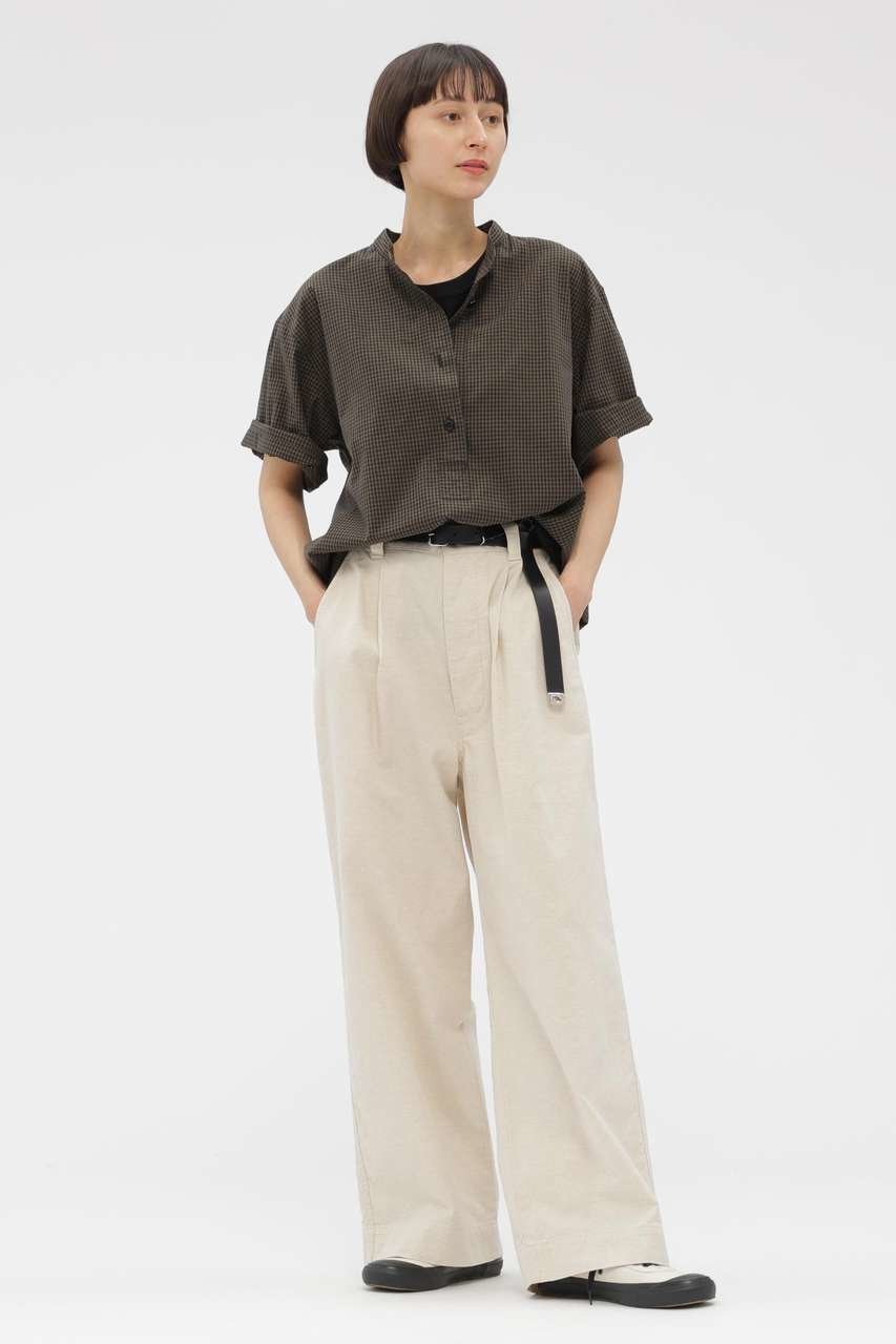 【マーガレットハウエル/MARGARET HOWELL】のYARN DYED COTTON VOILE SHIRT 大人の最旬トレンドファッション＆コーディネート founy(ファウニー) 　ファッション　Fashion　レディースファッション　Fashion for Women　トップス・カットソー　Cut & Sew Tops　シャツ・ブラウス・オフィスカジュアル　Elegant Blouses & Button-Ups　ショート　Short, Short Length　ストライプ　Stripe, Striped Pattern　スリーブ　Sleeve, Long Sleeve / Short Sleeve　チェック　Check, Plaid, Tartan　リラックス　Relax, Relaxed Fit　夏　Summer　定番　Standard, Basic Item　新作・新入荷　New Arrivals / New In　other-5|ID: prp329100004986412 ipo3291000000037350338