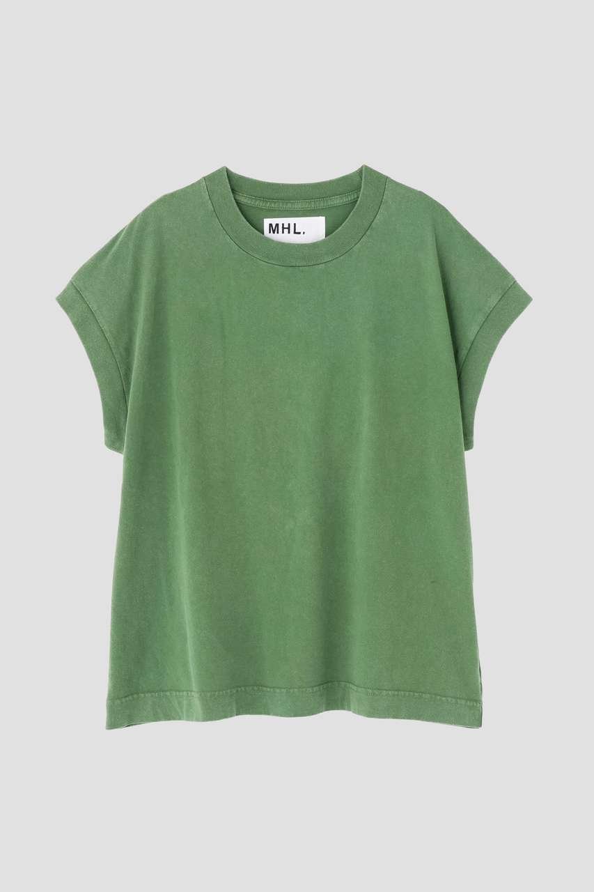 【マーガレットハウエル/MARGARET HOWELL】のFADED ROUGH COTTON JERSEY TOP 大人の最旬トレンドファッション＆コーディネート founy(ファウニー) 　ファッション　Fashion　レディースファッション　Fashion for Women　トップス・カットソー　Cut & Sew Tops　シャツ・ブラウス・オフィスカジュアル　Elegant Blouses & Button-Ups　ロングTシャツ・Tシャツ　Longline T-Shirts & Tees　カットソー・ベーシックTシャツ　Cut-and-Sewn Tops / Stretch Tees & Basics　ショート　Short, Short Length　シンプル　Simple, Minimal　スリーブ　Sleeve, Long Sleeve / Short Sleeve　ノースリーブ　Sleeveless, No-Sleeve　新作・新入荷　New Arrivals / New In　other-6|ID: prp329100004986413 ipo3291000000037350350