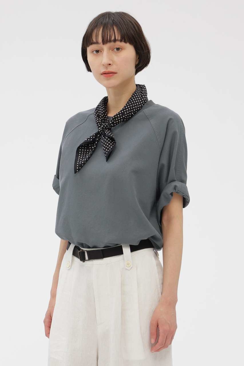 【マーガレットハウエル/MARGARET HOWELL】のWASHED OUT COTTON LINEN SHIRT インテリア・キッズ・メンズ・レディースファッション・服の通販 founy(ファウニー) 　ファッション　Fashion　レディースファッション　Fashion for Women　トップス・カットソー　Cut & Sew Tops　シャツ・ブラウス・オフィスカジュアル　Elegant Blouses & Button-Ups　ショート　Short, Short Length　シンプル　Simple, Minimal　スリーブ　Sleeve, Long Sleeve / Short Sleeve　リラックス　Relax, Relaxed Fit　新作・新入荷　New Arrivals / New In　ブルー|ID: prp329100004986414 ipo3291000000037350355