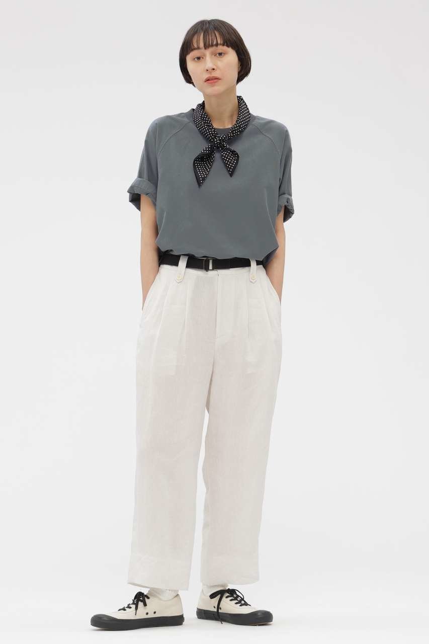 【マーガレットハウエル/MARGARET HOWELL】のWASHED OUT COTTON LINEN SHIRT 大人の最旬トレンドファッション＆コーディネート founy(ファウニー) 　ファッション　Fashion　レディースファッション　Fashion for Women　トップス・カットソー　Cut & Sew Tops　シャツ・ブラウス・オフィスカジュアル　Elegant Blouses & Button-Ups　ショート　Short, Short Length　シンプル　Simple, Minimal　スリーブ　Sleeve, Long Sleeve / Short Sleeve　リラックス　Relax, Relaxed Fit　新作・新入荷　New Arrivals / New In　other-2|ID: prp329100004986414 ipo3291000000037350356
