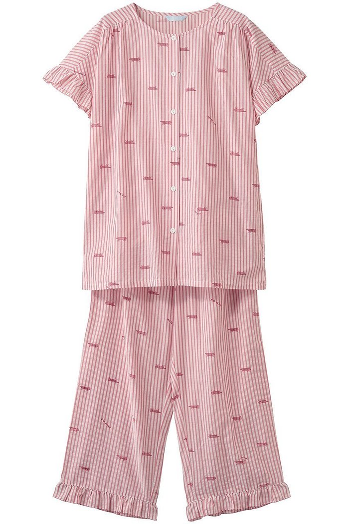 【キッドブルー/KID BLUE】のリサ・ラーソンコラボNパジャマ インテリア・キッズ・メンズ・レディースファッション・服の通販 founy(ファウニー) https://founy.com/ ファッション Fashion レディースファッション Fashion for Women トップス・カットソー Cut & Sew Tops なめらか Smooth, Silky Texture キャラクター Character, Licensed Characters ストライプ Stripe, Striped Pattern パジャマ Pajamas, Sleepwear 新作・新入荷 New Arrivals / New In 猫 Cat, Kitty |ID: prp329100004986420 ipo3291000000037350395