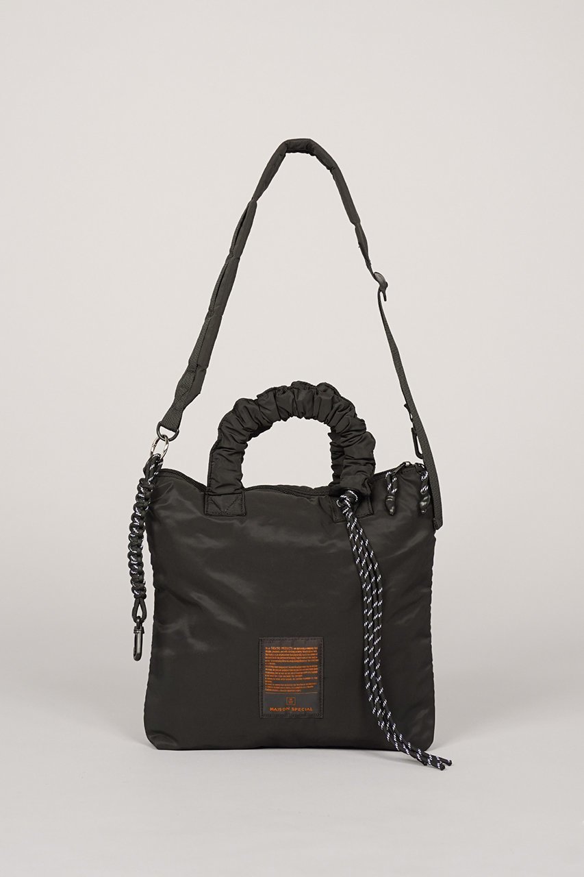【メゾンスペシャル/MAISON SPECIAL】の【UNISEX】【THEATRE PRODUCTS】Collaboration Multiway Puffer Small Tote Bag インテリア・キッズ・メンズ・レディースファッション・服の通販 founy(ファウニー) 　ファッション　Fashion　レディースファッション　Fashion for Women　バッグ　Bags　キーホルダー　Keychain, Key Holder　クッション　Cushion, Throw Pillow　軽量　Lightweight, Ultra Light　ショルダー　Shoulder, Shoulder Strap　シンプル　Simple, Minimal　テクスチャー　Texture, Textured Fabric　バランス　Balance, Style Balance　フォルム　Silhouette, Form　モダン　Modern, Contemporary　ユニセックス　Unisex, Genderless　新作・新入荷　New Arrivals / New In　BLK(ブラック)|ID: prp329100004986427 ipo3291000000037350439