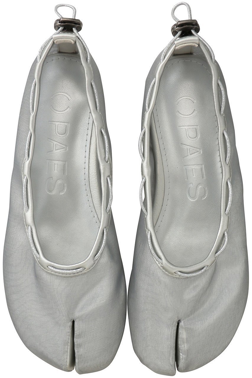 【ペイズ/PAES】のMesh Air String Flat インテリア・キッズ・メンズ・レディースファッション・服の通販 founy(ファウニー) 　ファッション　Fashion　レディースファッション　Fashion for Women　シューズ　Shoes, Footwear　バレエ　Ballet, Ballet Style　フィット　Fit, Slim Fit　フラット　Flat, Flat Shoes　メッシュ　Mesh, Net Fabric　ラウンド　Round, Round Neck　新作・新入荷　New Arrivals / New In　シルバー|ID: prp329100004986428 ipo3291000000037350451