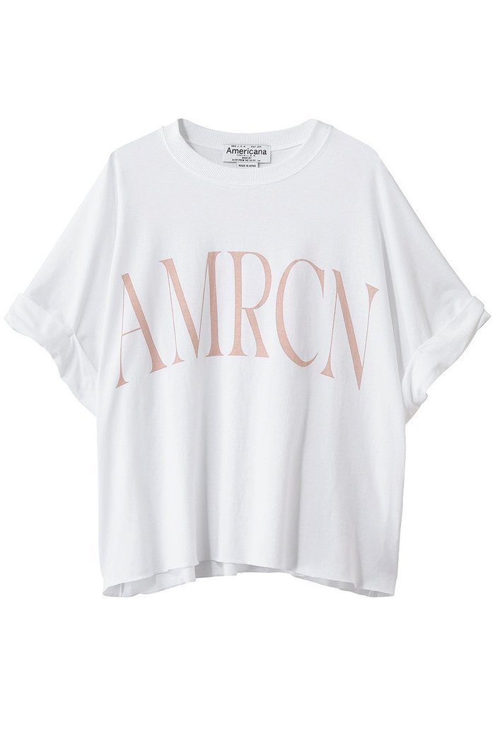 【アメリカーナ/Americana】のクロップドワイドロールアップTシャツ インテリア・キッズ・メンズ・レディースファッション・服の通販 founy(ファウニー) https://founy.com/ ファッション Fashion レディースファッション Fashion for Women トップス・カットソー Cut & Sew Tops シャツ・ブラウス・オフィスカジュアル Elegant Blouses & Button-Ups ロングTシャツ・Tシャツ Longline T-Shirts & Tees カットソー・ベーシックTシャツ Cut-and-Sewn Tops / Stretch Tees & Basics クロップド Cropped, Short Length ショート Short, Short Length スリーブ Sleeve, Long Sleeve / Short Sleeve バランス Balance, Style Balance ルーズ Loose, Oversized ロールアップ Roll-Up, Cuffed Hem ワイド Wide, Wide Fit 新作・新入荷 New Arrivals / New In |ID: prp329100004986430 ipo3291000000037350463