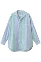 【フランク&アイリーン/Frank&Eileen】のSHIRLEY イタリアンコットン グリーンブルーストライプ シャツ 大人の最旬トレンドファッション&コーディネート founy(ファウニー) ファッション Fashion レディースファッション Fashion for Women トップス・カットソー Cut & Sew Tops シャツ・ブラウス・オフィスカジュアル Elegant Blouses & Button-Ups シンプル Simple, Minimal ストライプ Stripe, Striped Pattern スリーブ Sleeve, Long Sleeve / Short Sleeve デコルテ Décolleté, Neckline ロング Long, Long-Length 今季 This Season, Current Season 新作・新入荷 New Arrivals / New In 無地 Plain, Solid Color |ID:prp329100004986447