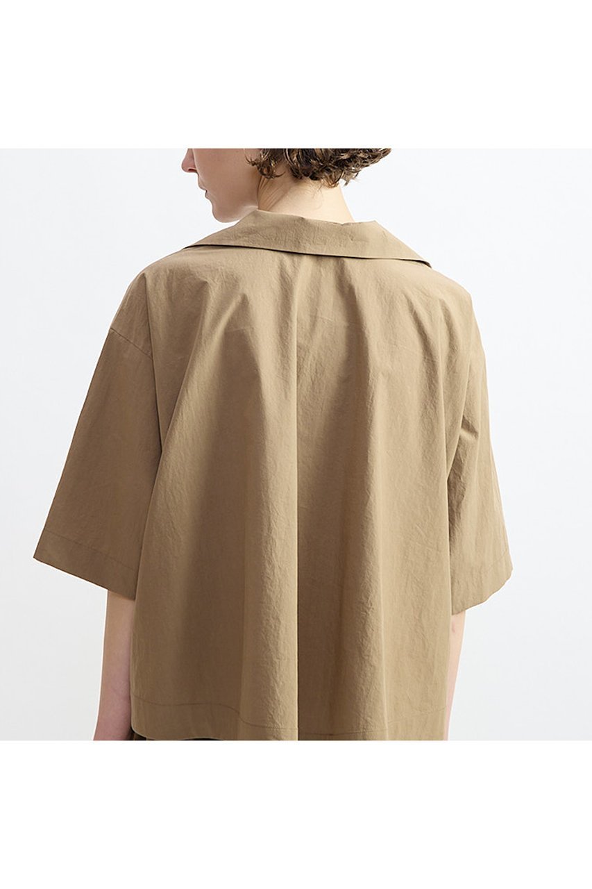 【プレインピープル/PLAIN PEOPLE】のウォッシャブルタイプライタースキッパープルオーバー 大人の最旬トレンドファッション＆コーディネート founy(ファウニー) 　ファッション　Fashion　レディースファッション　Fashion for Women　トップス・カットソー　Cut & Sew Tops　シャツ・ブラウス・オフィスカジュアル　Elegant Blouses & Button-Ups　カジュアルプルオーバー・ニットトップス　Pullovers & Knit Tops / Casual Pullovers　なめらか　Smooth, Silky Texture　ショート　Short, Short Length　スキッパー　Skipper, Open Collar　スリーブ　Sleeve, Long Sleeve / Short Sleeve　タイプライター　Typewriter Fabric, Crisp Cotton　バランス　Balance, Style Balance　ボトム　Bottoms, Lower Wear　新作・新入荷　New Arrivals / New In　other-5|ID: prp329100004986455 ipo3291000000037350688