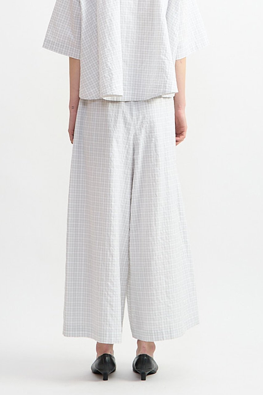 【プレインピープル/PLAIN PEOPLE】のリップルチェックイージータックパンツ 大人の最旬トレンドファッション＆コーディネート founy(ファウニー) 　ファッション　Fashion　レディースファッション　Fashion for Women　パンツ　Pants & Trousers　おすすめ　Recommended / Our Picks　セットアップ　Set-Up, Coordinated Outfit　リラックス　Relax, Relaxed Fit　ワイド　Wide, Wide Fit　新作・新入荷　New Arrivals / New In　other-4|ID: prp329100004986456 ipo3291000000037350694