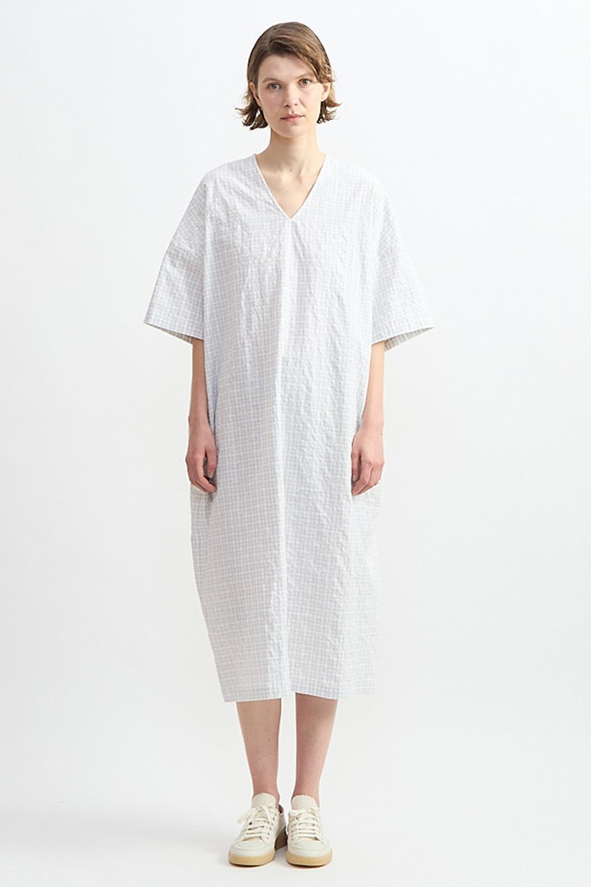 【プレインピープル/PLAIN PEOPLE】のリップルチェックVネックワンピース 大人の最旬トレンドファッション&コーディネート founy(ファウニー) ファッション Fashion レディースファッション Fashion for Women ワンピース Dresses チュニック Tunic Tops & Dresses おすすめ Recommended / Our Picks ストレート Straight, Straight Cut チュニック Tunic, Long Top ロング Long, Long-Length 夏 Summer 新作・新入荷 New Arrivals / New In other-1|ID: prp329100004986458 ipo3291000000037350705