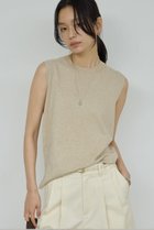 【ガリャルダガランテ/GALLARDAGALANTE】のアイシーノースリニット 大人の最旬トレンドファッション＆コーディネート founy(ファウニー) ファッション Fashion レディースファッション Fashion for Women トップス・カットソー Cut & Sew Tops ニット Knit Tops & Sweaters カジュアルプルオーバー・ニットトップス Pullovers & Knit Tops / Casual Pullovers おすすめ Recommended / Our Picks アンサンブル Ensemble Set イエロー Yellow インナー Innerwear コンパクト Compact, Small Size サマー Summer, Summer Style シルバー Silver, Metallic Silver ジャケット Jacket, Outerwear エレガント 上品 Elegant 夏 Summer 新作・新入荷 New Arrivals / New In thumbnail ゴールド|ID: prp329100004986461 ipo3291000000037350728