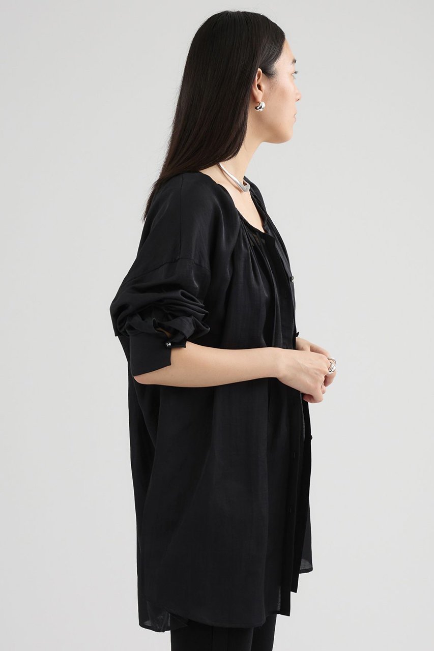 【カオス/Chaos】のミレヴィアシアーシャツ 大人の最旬トレンドファッション＆コーディネート founy(ファウニー) 　ファッション　Fashion　レディースファッション　Fashion for Women　トップス・カットソー　Cut & Sew Tops　シャツ・ブラウス・オフィスカジュアル　Elegant Blouses & Button-Ups　おすすめ　Recommended / Our Picks　なめらか　Smooth, Silky Texture　サテン　Satin, Glossy Fabric　スリーブ　Sleeve, Long Sleeve / Short Sleeve　ロング　Long, Long-Length　ヴィンテージ　Vintage Style　エレガント 上品　Elegant　新作・新入荷　New Arrivals / New In　other-3|ID: prp329100004986467 ipo3291000000037350773