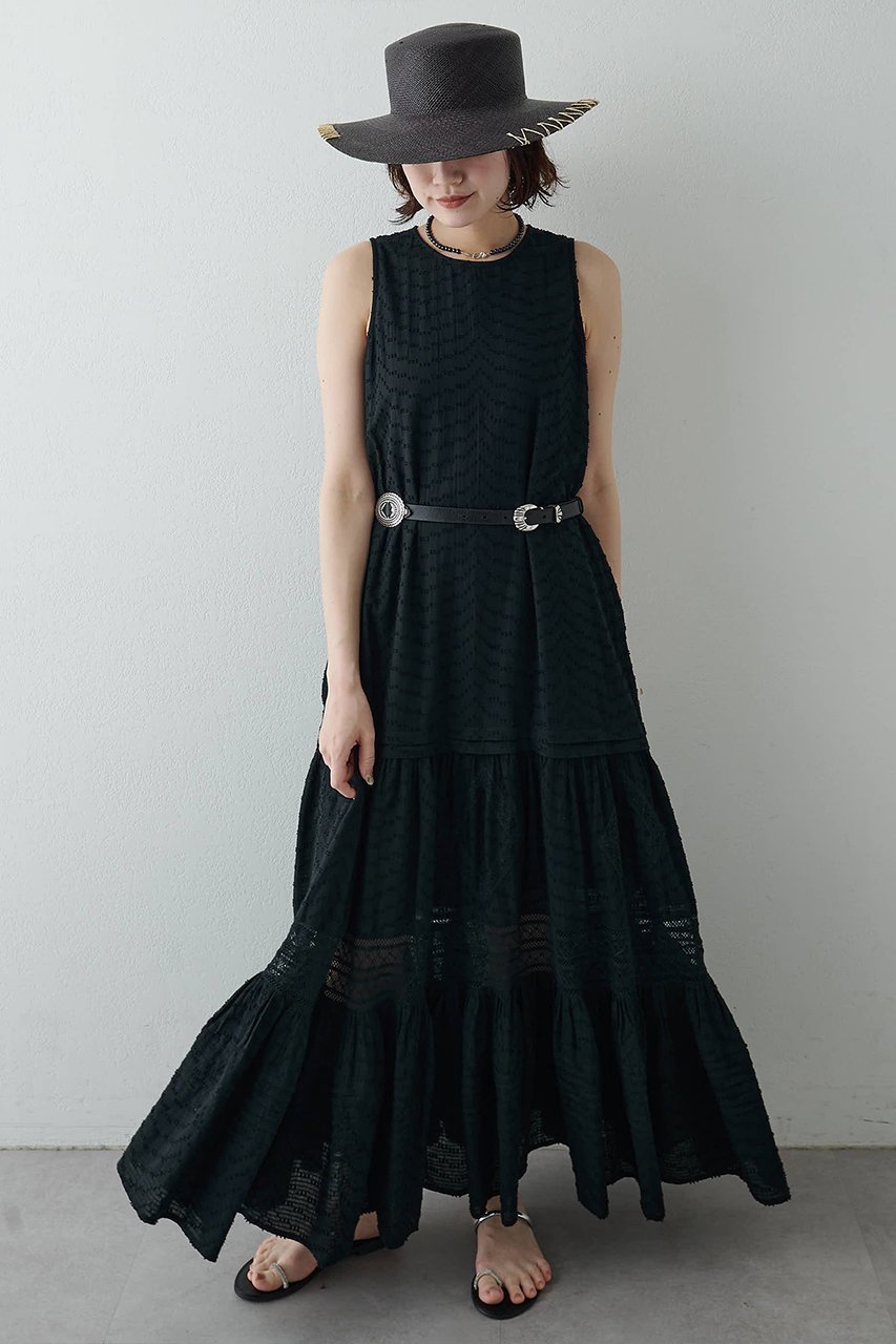 【ウィムガゼット/Whim Gazette】のレースワンピース インテリア・キッズ・メンズ・レディースファッション・服の通販 founy(ファウニー) 　ファッション　Fashion　レディースファッション　Fashion for Women　ワンピース　Dresses　チュニック　Tunic Tops & Dresses　インド　Indian Textile　サマー　Summer, Summer Style　シンプル　Simple, Minimal　チュニック　Tunic, Long Top　ノースリーブ　Sleeveless, No-Sleeve　リラックス　Relax, Relaxed Fit　レース　Lace, Lace Fabric　ロング　Long, Long-Length　エレガント 上品　Elegant　新作・新入荷　New Arrivals / New In　ブラック|ID: prp329100004986473 ipo3291000000037350823