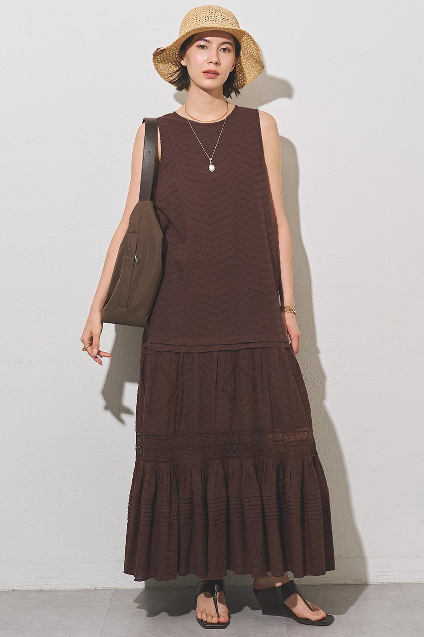 【ウィムガゼット/Whim Gazette】のレースワンピース インテリア・キッズ・メンズ・レディースファッション・服の通販 founy(ファウニー) 　ファッション　Fashion　レディースファッション　Fashion for Women　ワンピース　Dresses　チュニック　Tunic Tops & Dresses　インド　Indian Textile　サマー　Summer, Summer Style　シンプル　Simple, Minimal　チュニック　Tunic, Long Top　ノースリーブ　Sleeveless, No-Sleeve　リラックス　Relax, Relaxed Fit　レース　Lace, Lace Fabric　ロング　Long, Long-Length　エレガント 上品　Elegant　新作・新入荷　New Arrivals / New In　バーガンディー|ID: prp329100004986473 ipo3291000000037350826