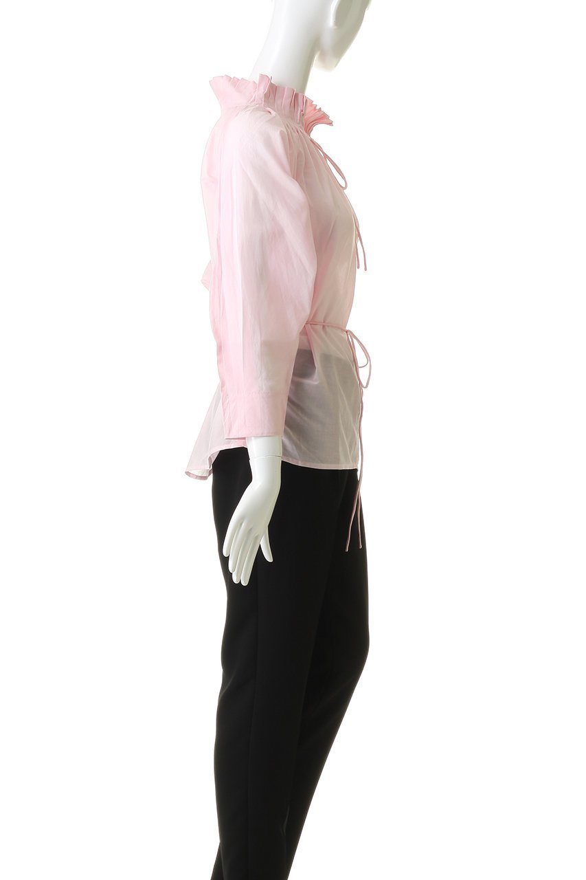 【マーレット/MERLETTE】のSHORE TOP プリーツネックブラウス 大人の最旬トレンドファッション＆コーディネート founy(ファウニー) 　ファッション　Fashion　レディースファッション　Fashion for Women　トップス・カットソー　Cut & Sew Tops　シャツ・ブラウス・オフィスカジュアル　Elegant Blouses & Button-Ups　おすすめ　Recommended / Our Picks　エアリー　Airy Texture　スラックス　Slacks, Dress Pants　スリーブ　Sleeve, Long Sleeve / Short Sleeve　センター　Center, Center Line　プリーツ　Pleats, Pleated　モダン　Modern, Contemporary　ロング　Long, Long-Length　新作・新入荷　New Arrivals / New In　other-3|ID: prp329100004986479 ipo3291000000037350883