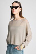 【ブリル/BRILL】のシアーボートネック プルオーバー 大人の最旬トレンドファッション＆コーディネート founy(ファウニー) ファッション Fashion レディースファッション Fashion for Women トップス・カットソー Cut & Sew Tops ニット Knit Tops & Sweaters カジュアルプルオーバー・ニットトップス Pullovers & Knit Tops / Casual Pullovers インナー Innerwear シアー Sheer, See-Through ショート Short, Short Length エレガント 上品 Elegant 新作・新入荷 New Arrivals / New In thumbnail グレーベージュ|ID: prp329100004986488 ipo3291000000037350944