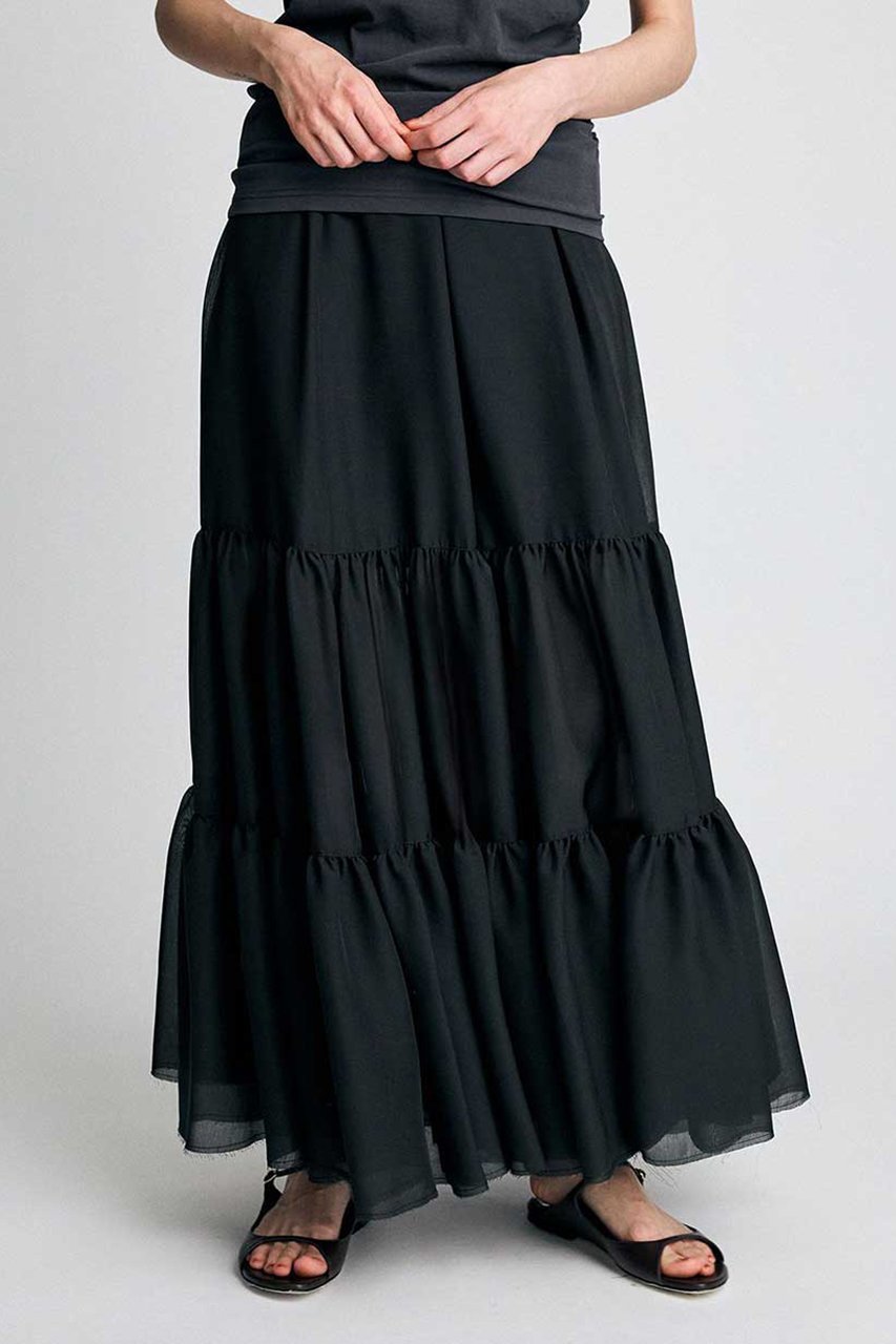 【ブリル/BRILL】のオーガンティアードスカート 大人の最旬トレンドファッション＆コーディネート founy(ファウニー) 　ファッション　Fashion　レディースファッション　Fashion for Women　スカート　Skirts　ティアードスカート　Tiered Skirts　ロングスカート　Long Skirts / Maxi & Midi Skirts　オーガンジー　Organza Fabric　ギャザー　Gathered, Ruffled　シアー　Sheer, See-Through　ボトム　Bottoms, Lower Wear　リネン　Linen, Linen Fabric　ロング　Long, Long-Length　新作・新入荷　New Arrivals / New In　other-4|ID: prp329100004986490 ipo3291000000037350961