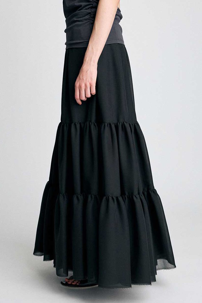 【ブリル/BRILL】のオーガンティアードスカート 大人の最旬トレンドファッション＆コーディネート founy(ファウニー) 　ファッション　Fashion　レディースファッション　Fashion for Women　スカート　Skirts　ティアードスカート　Tiered Skirts　ロングスカート　Long Skirts / Maxi & Midi Skirts　オーガンジー　Organza Fabric　ギャザー　Gathered, Ruffled　シアー　Sheer, See-Through　ボトム　Bottoms, Lower Wear　リネン　Linen, Linen Fabric　ロング　Long, Long-Length　新作・新入荷　New Arrivals / New In　other-6|ID: prp329100004986490 ipo3291000000037350963