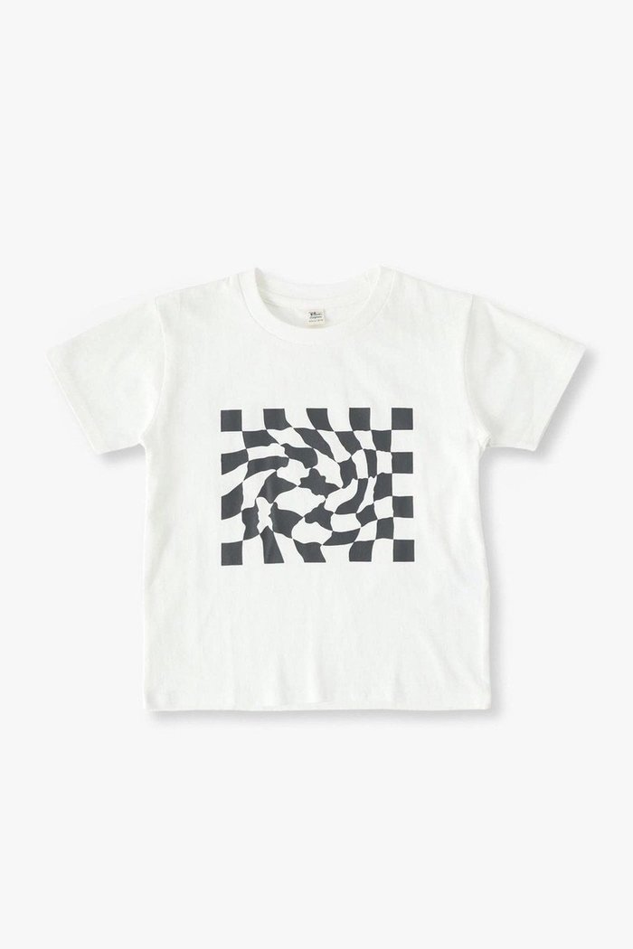 【ロンハーマン/Ron Herman / KIDS】の【KIDS】チェッカーフラッグ ティー インテリア・キッズ・メンズ・レディースファッション・服の通販 founy(ファウニー) https://founy.com/ ファッション Fashion キッズファッション Fashion for Kids トップス・カットソー Cut & Sew Tops ベーシック Basic, Essential ボトム Bottoms, Lower Wear モノトーン Monotone, Black and White 新作・新入荷 New Arrivals / New In |ID: prp329100004986501 ipo3291000000037351024