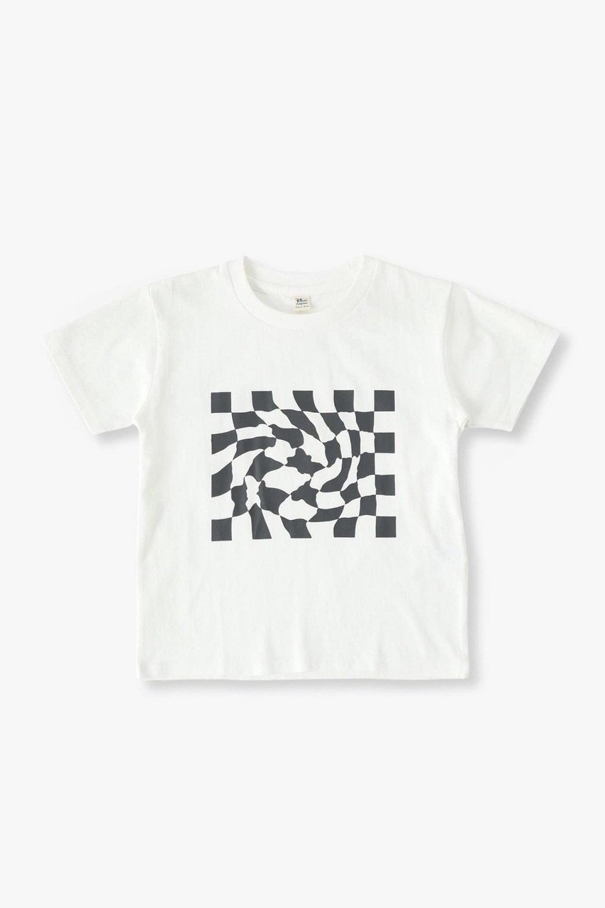 【ロンハーマン/Ron Herman / KIDS】の【KIDS】チェッカーフラッグ ティー インテリア・キッズ・メンズ・レディースファッション・服の通販 founy(ファウニー) 　ファッション　Fashion　キッズファッション　Fashion for Kids　トップス・カットソー　Cut & Sew Tops　ベーシック　Basic, Essential　ボトム　Bottoms, Lower Wear　モノトーン　Monotone, Black and White　新作・新入荷　New Arrivals / New In　ホワイト|ID: prp329100004986501 ipo3291000000037351026