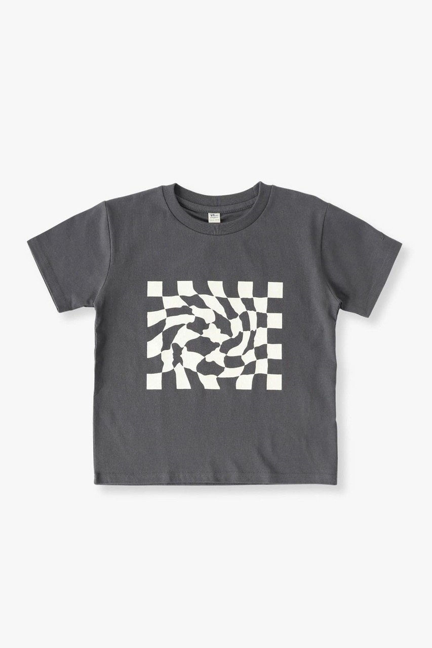 【ロンハーマン/Ron Herman / KIDS】の【KIDS】チェッカーフラッグ ティー インテリア・キッズ・メンズ・レディースファッション・服の通販 founy(ファウニー) 　ファッション　Fashion　キッズファッション　Fashion for Kids　トップス・カットソー　Cut & Sew Tops　ベーシック　Basic, Essential　ボトム　Bottoms, Lower Wear　モノトーン　Monotone, Black and White　新作・新入荷　New Arrivals / New In　ブラック|ID: prp329100004986501 ipo3291000000037351029