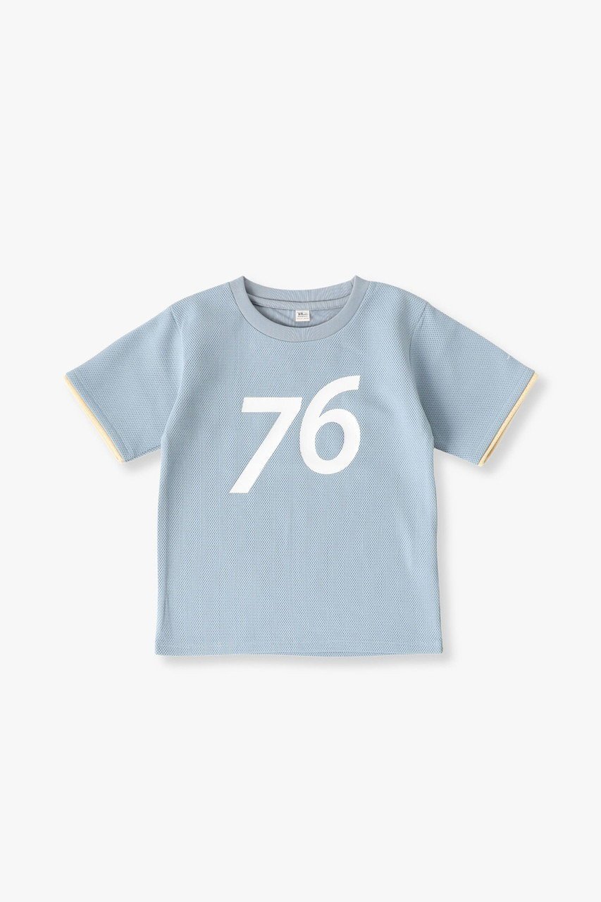 【ロンハーマン/Ron Herman / KIDS】の【KIDS】メッシュ 76 ティー インテリア・キッズ・メンズ・レディースファッション・服の通販 founy(ファウニー) ファッション Fashion キッズファッション Fashion for Kids トップス・カットソー Cut & Sew Tops フロント Front, Front Design プリント Print, Printed Pattern メッシュ Mesh, Net Fabric 吸水 Absorbent, Quick-Dry 新作・新入荷 New Arrivals / New In ライトブルー|ID: prp329100004986503 ipo3291000000037351043