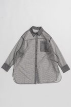 【メゾンスペシャル/MAISON SPECIAL】の2WAY Sheer Shirt/2WAYシアーシャツ 大人の最旬トレンドファッション＆コーディネート founy(ファウニー) ファッション Fashion レディースファッション Fashion for Women トップス・カットソー Cut & Sew Tops シャツ・ブラウス・オフィスカジュアル Elegant Blouses & Button-Ups カシュクール Wrap Design キャミソール Camisole, Spaghetti Strap Top シアー Sheer, See-Through ショート Short, Short Length シンプル Simple, Minimal スリーブ Sleeve, Long Sleeve / Short Sleeve タンク Tank Top, Sleeveless Top フロント Front, Front Design エレガント 上品 Elegant 夏 Summer 新作・新入荷 New Arrivals / New In thumbnail BLK(ブラック)|ID: prp329100004986981 ipo3291000000037357782