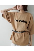 【ウィムガゼット/Whim Gazette】の【THE PAUSE】THE PAUSE ビッグTEE 大人の最旬トレンドファッション＆コーディネート founy(ファウニー) ファッション Fashion レディースファッション Fashion for Women トップス・カットソー Cut & Sew Tops シャツ・ブラウス・オフィスカジュアル Elegant Blouses & Button-Ups ロングTシャツ・Tシャツ Longline T-Shirts & Tees カットソー・ベーシックTシャツ Cut-and-Sewn Tops / Stretch Tees & Basics カットソー Cut and Sewn Top ショート Short, Short Length スタンダード Standard, Basic スリーブ Sleeve, Long Sleeve / Short Sleeve ビッグ Big, Oversized ロング Long, Long-Length 定番 Standard, Basic Item 新作・新入荷 New Arrivals / New In thumbnail キャメル|ID: prp329100004986984 ipo3291000000037357808