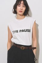 【ウィムガゼット/Whim Gazette】の【THE PAUSE】THE PAUSE ノースリーブTEE 大人の最旬トレンドファッション＆コーディネート founy(ファウニー) ファッション Fashion レディースファッション Fashion for Women トップス・カットソー Cut & Sew Tops キャミソール&ノースリーブ Camisoles & Sleeveless Tops シャツ・ブラウス・オフィスカジュアル Elegant Blouses & Button-Ups ロングTシャツ・Tシャツ Longline T-Shirts & Tees カットソー・ベーシックTシャツ Cut-and-Sewn Tops / Stretch Tees & Basics インナー Innerwear カットソー Cut and Sewn Top ショート Short, Short Length ジャケット Jacket, Outerwear スタンダード Standard, Basic スリーブ Sleeve, Long Sleeve / Short Sleeve ノースリーブ Sleeveless, No-Sleeve フレンチ French, French Style プリント Print, Printed Pattern 定番 Standard, Basic Item 新作・新入荷 New Arrivals / New In thumbnail オフホワイト|ID: prp329100004986985 ipo3291000000037357815